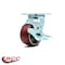 Service Caster 4 Inch Poly on Aluminum Swivel Caster with Roller Bearing and Brake SCC SCC-30CS420-PAR-TLB - alternate 2